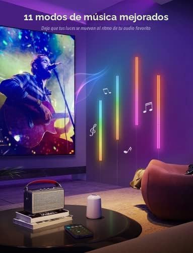 Govee Glide - Luces de pared, luz LED RGBIC, luz inteligente para j...