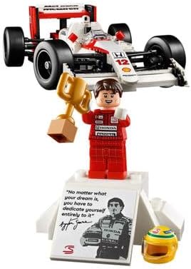 LEGO Icons McLaren MP4\/4 &amp; Ayrton Senna Kit de Modelo de Coche...