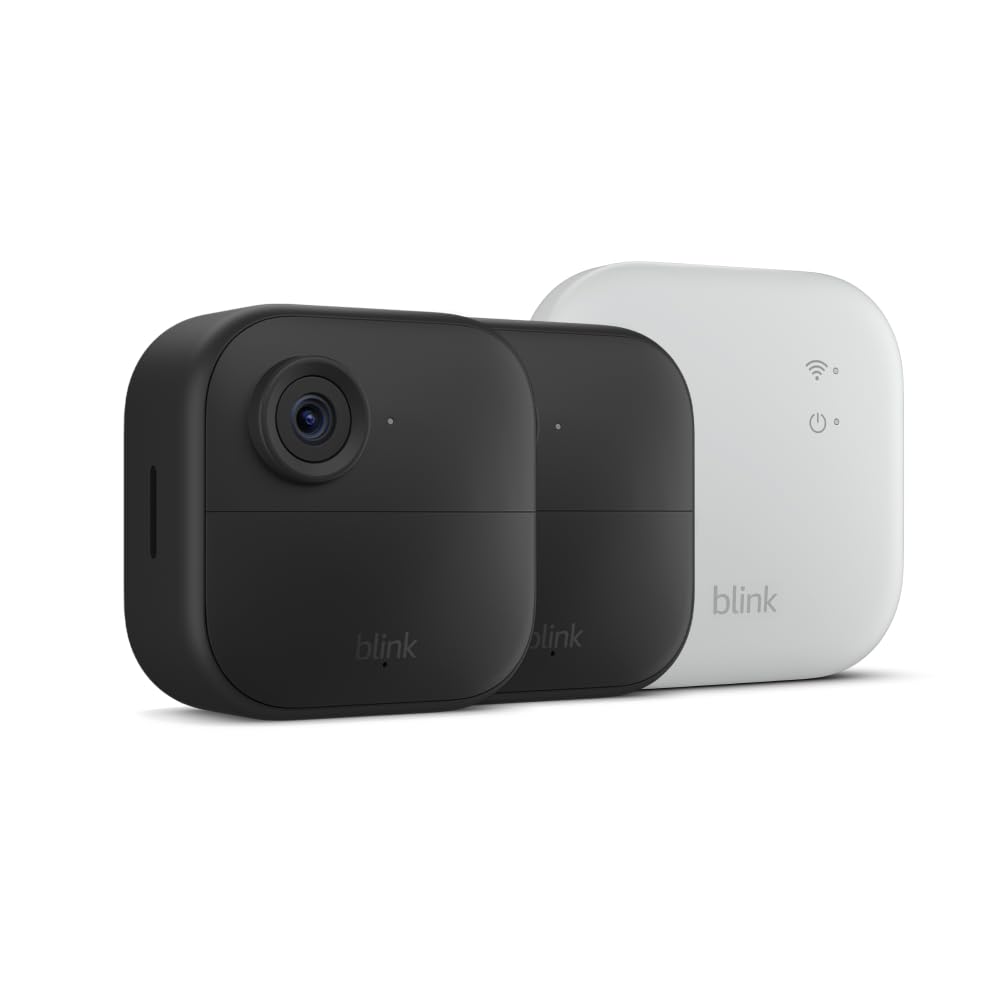 Blink Outdoor 4 XR con plan anual Plus Ai - Cámara de seguridad int...
