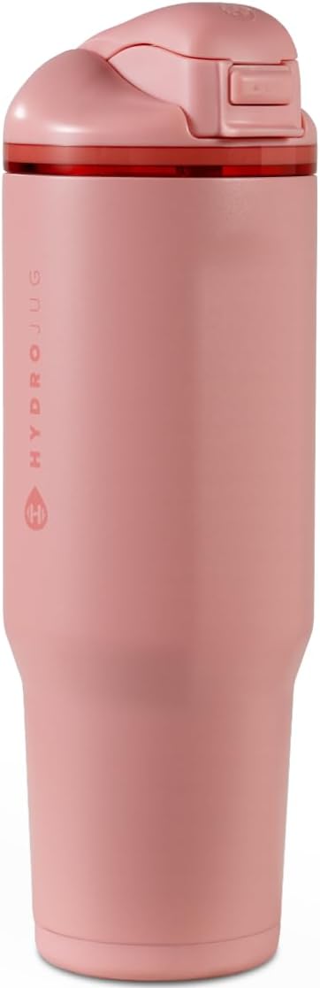 HydroJug Ease2o - Botella de agua con tapa para popote y bebida, ac...