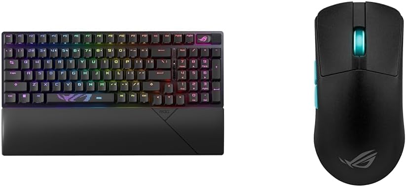 ASUS ROG Strix Scope II 96 Teclado inalámbrico para juegos y ratón...
