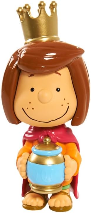 Peanuts Just Play - Juego de figuras de nacimiento navideño de 8 pu...