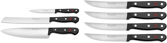 Juego de cuchillos de chef de 3 piezas Wüsthof Gourmet, Negro Juego...