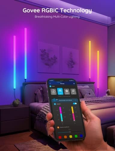 Govee Glide - Luces de pared, luz LED RGBIC, luz inteligente para j...