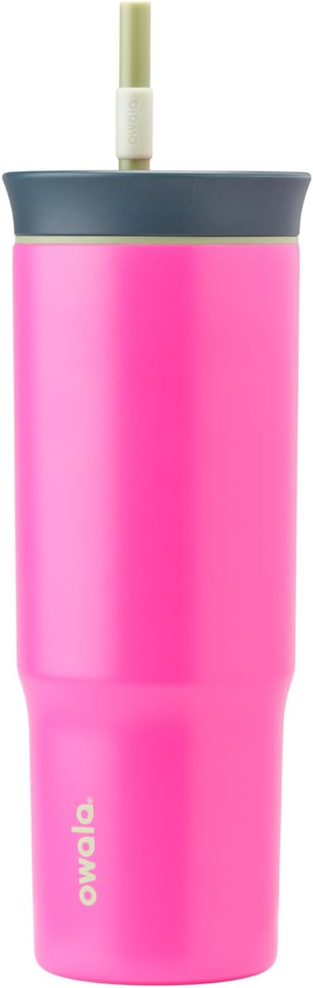Owala Vaso de viaje aislado de acero inoxidable de triple capa con...