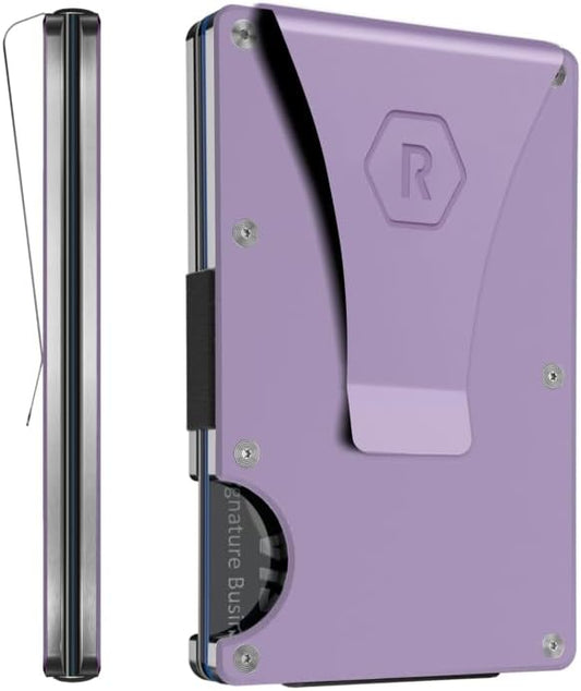 The Ridge Cartera delgada minimalista para mujer, con bloqueo RFID,...