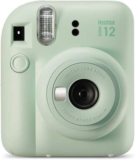 instax mini 12 cámara, verde menta