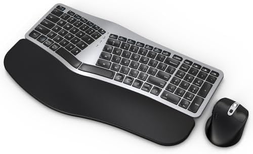 MK960 Ergo Combo de Teclado y Ratón Inalámbrico, Bluetooth\/2.4G Di...