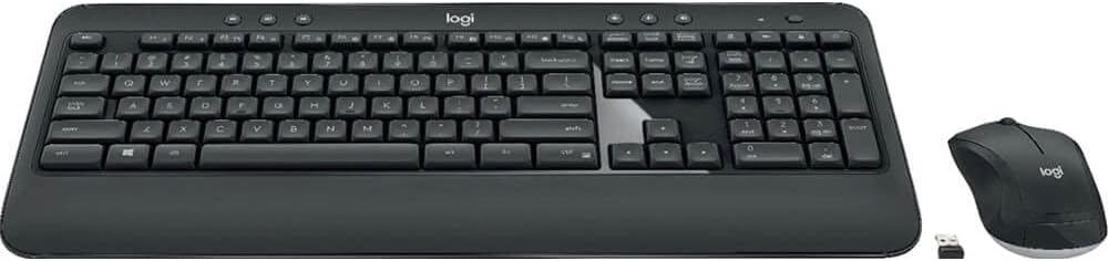 Logitech MK540 Juego de teclado y mouse inalámbricos avanzados de 2...