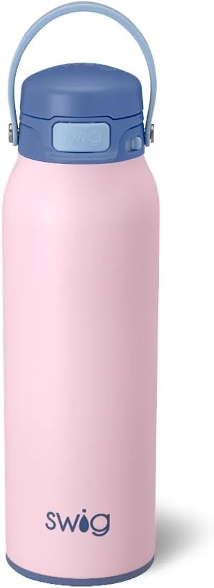 Swig Life Botella de agua EZ Fill de 32 onzas con aislamiento, a pr...