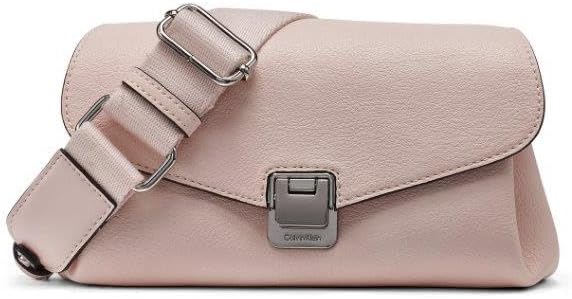 Calvin Klein Bandolera organizacional con solapa Kala para mujer
