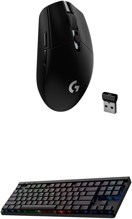Logitech G305 Lightspeed - Mouse inalámbrico para juegos + G515 TKL...