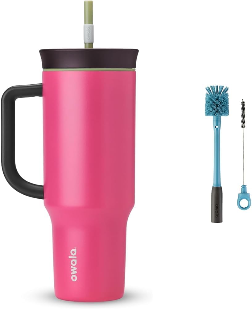 Owala Vaso de viaje aislado de acero inoxidable de triple capa con...
