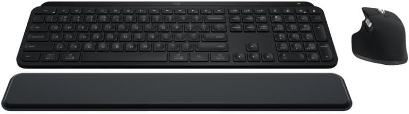 Logitech MX Keys S Combo - Teclado y mouse inalámbricos de rendimie...