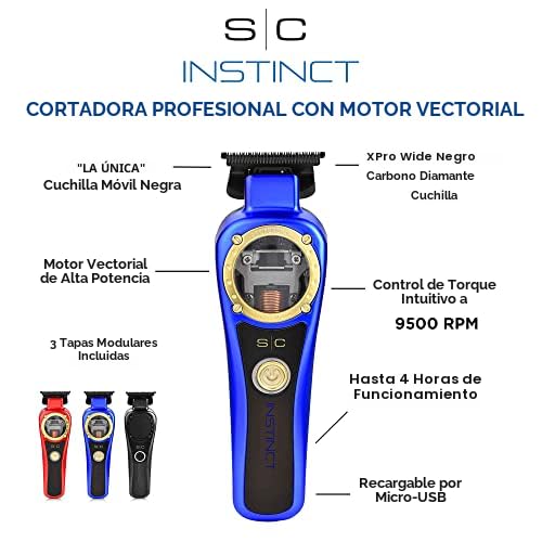 Juego profesional de cortadora y recortadora de pelo inalámbrica St...