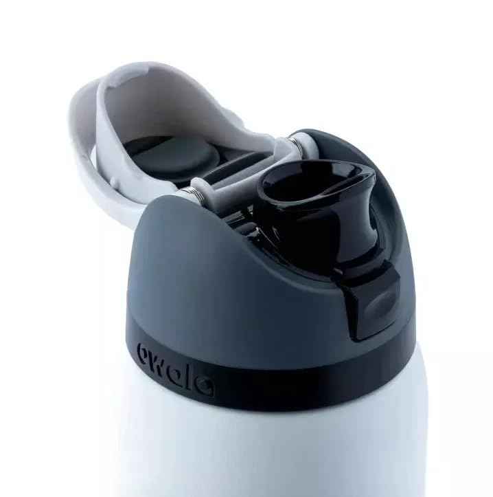 Owala FreeSip - Botella de agua, blanco (dormido), acero inoxidable...