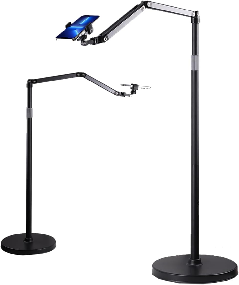 Soporte de teléfono Hocoder para piso para grabación, soporte de te...