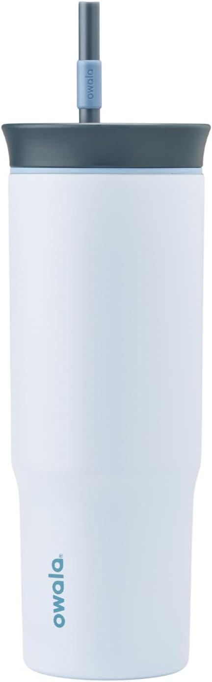 Owala Vaso de viaje aislado de acero inoxidable de triple capa con...