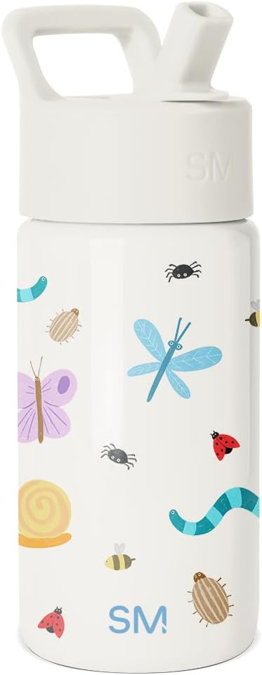 Simple Modern Botella de agua para niños y taza para niños pequeños...