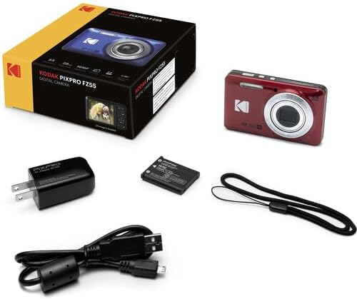 KODAK PIXPRO FZ55 - Paquete de cámara digital, incluye: Tarjeta de...