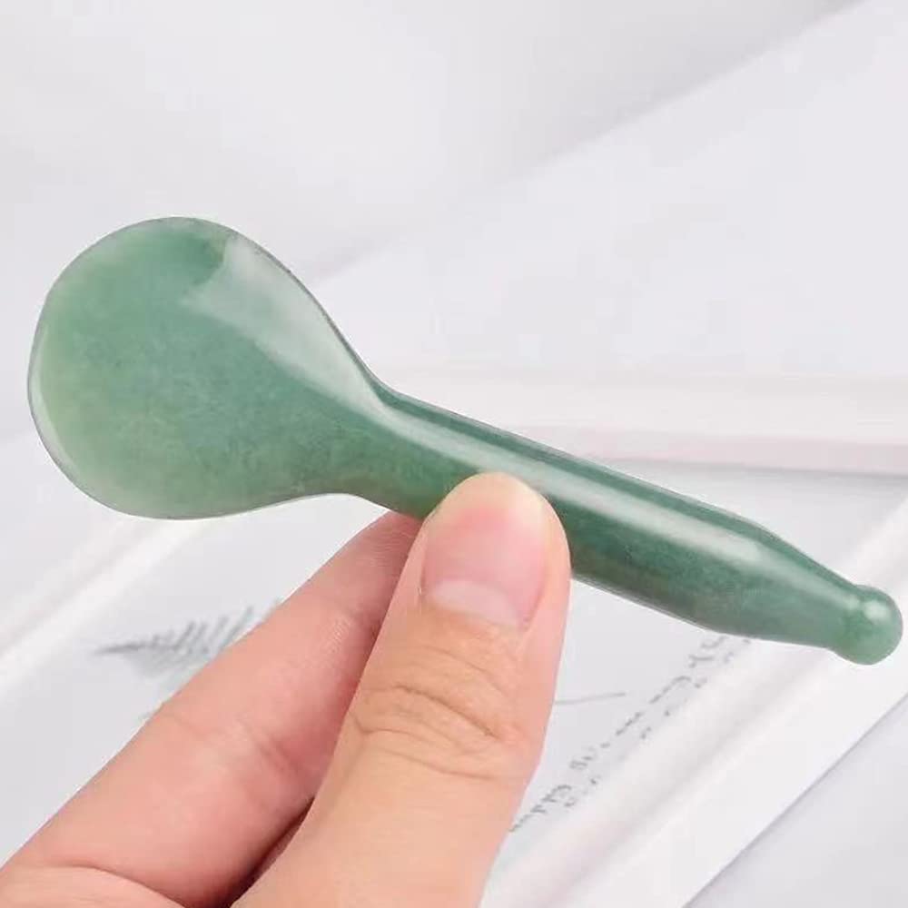 TOP SEWING Jade Gua Sha Herramientas de Masaje Herramienta Facial N...