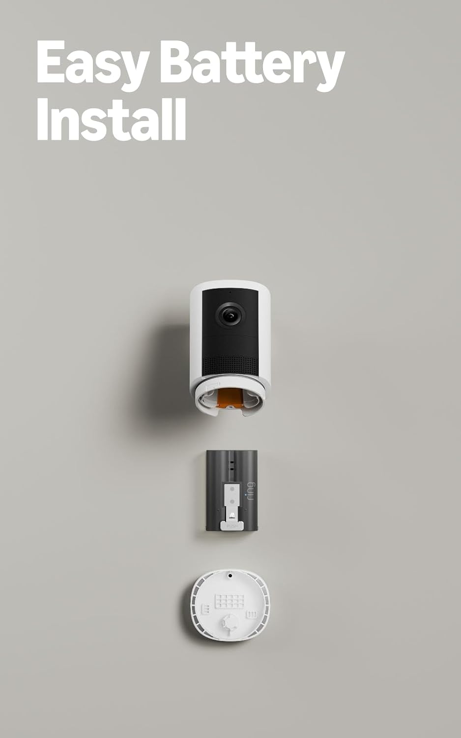 Cámara para exteriores 2K Ring inalámbrica (último modelo): segurid...