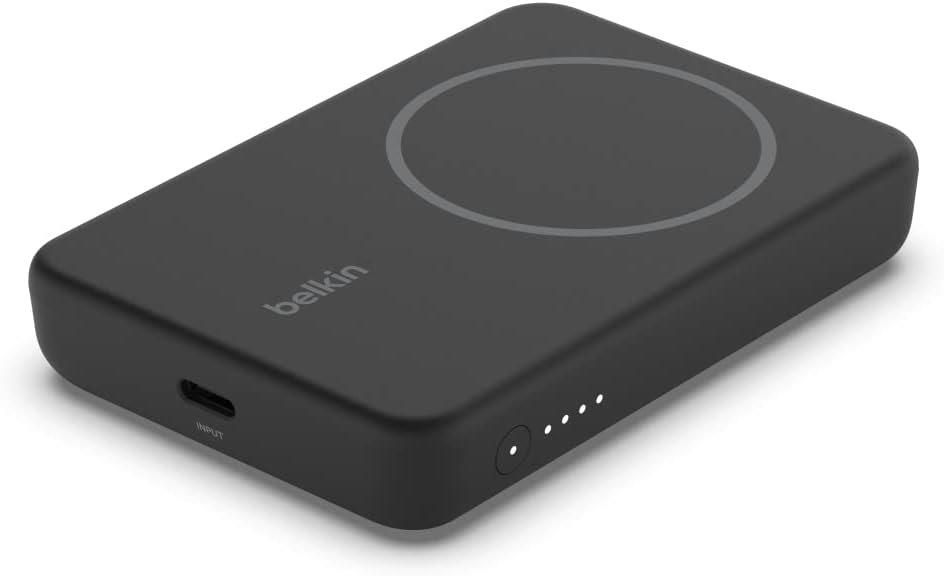 Belkin Cargador portátil, banco de energía inalámbrico de 5000 mAh,...