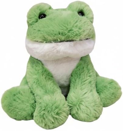 YUKOUQIAN Peluche de rana de 8 pulgadas para niñas y niños, Navidad...