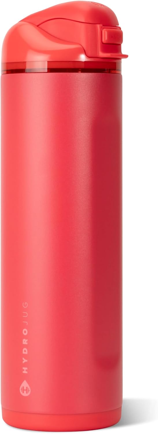 HydroJug Ease2o - Botella de agua con tapa para popote y bebida, ac...
