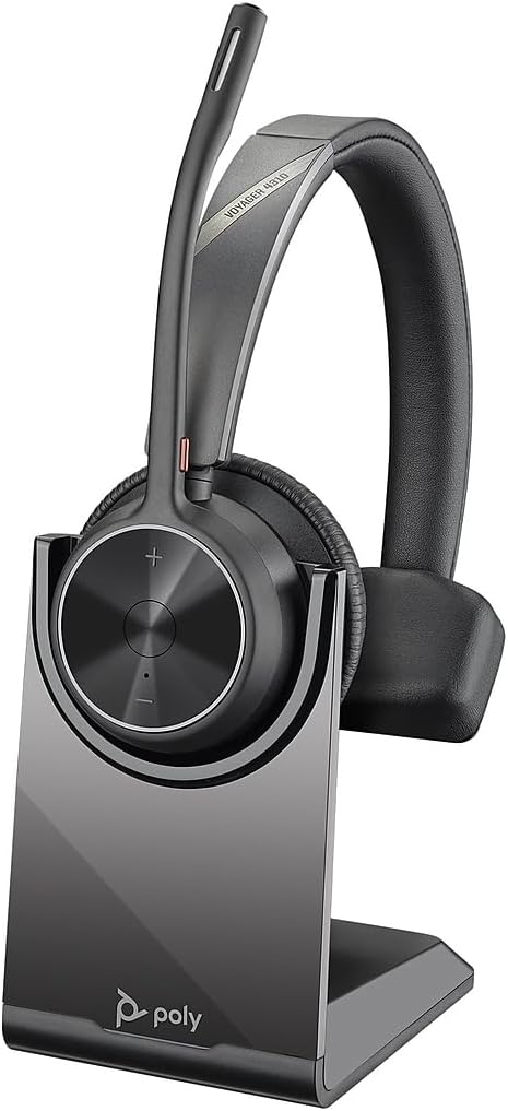 Poly - Auriculares inalámbricos Voyager 4310 UC + Soporte de carga...