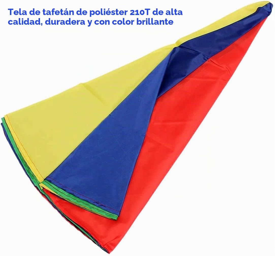 AMYESE Paracaídas arcoíris de 6.5 pies\/10 pies\/12 pies\/13 pies\/...