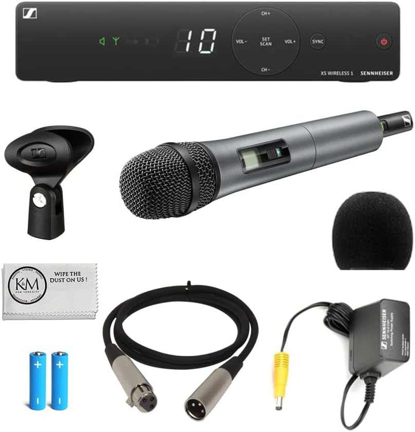 Sennheiser XSW 1-825-A UHF Vocal Set | Micrófono dinámico e825 con...