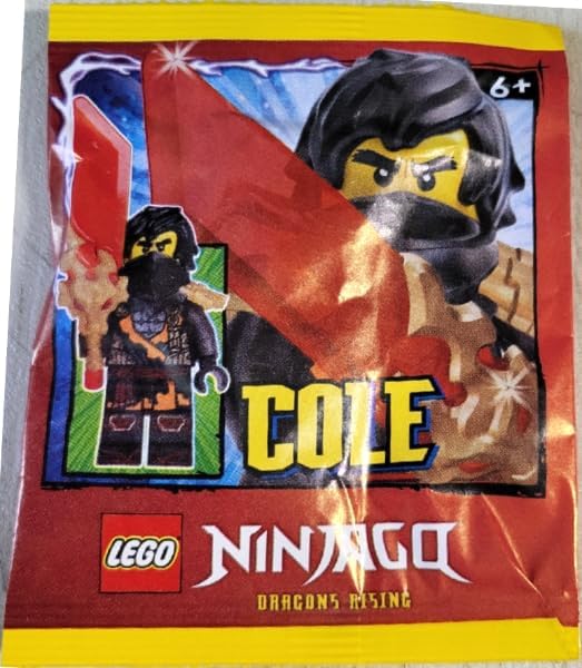 LEGO Ninjago Dragons Rising Temporada 3: Cole Minfigure con armadur...