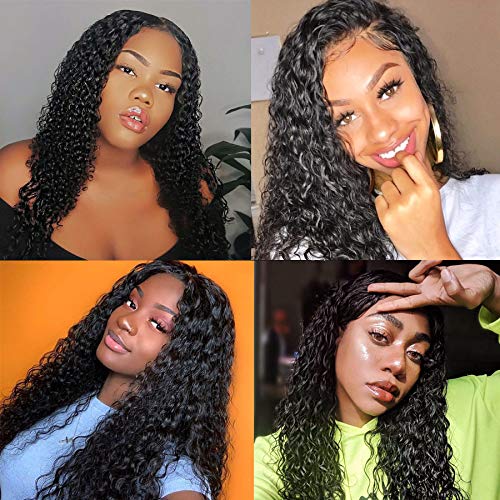 Newa Hair Peluca de encaje frontal 360, densidad del 180%, peluca d...