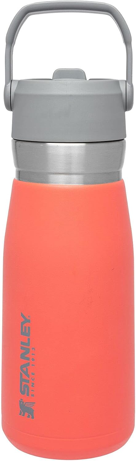 STANLEY IceFlow - Botella de agua con popote abatible de 22 onzas,...