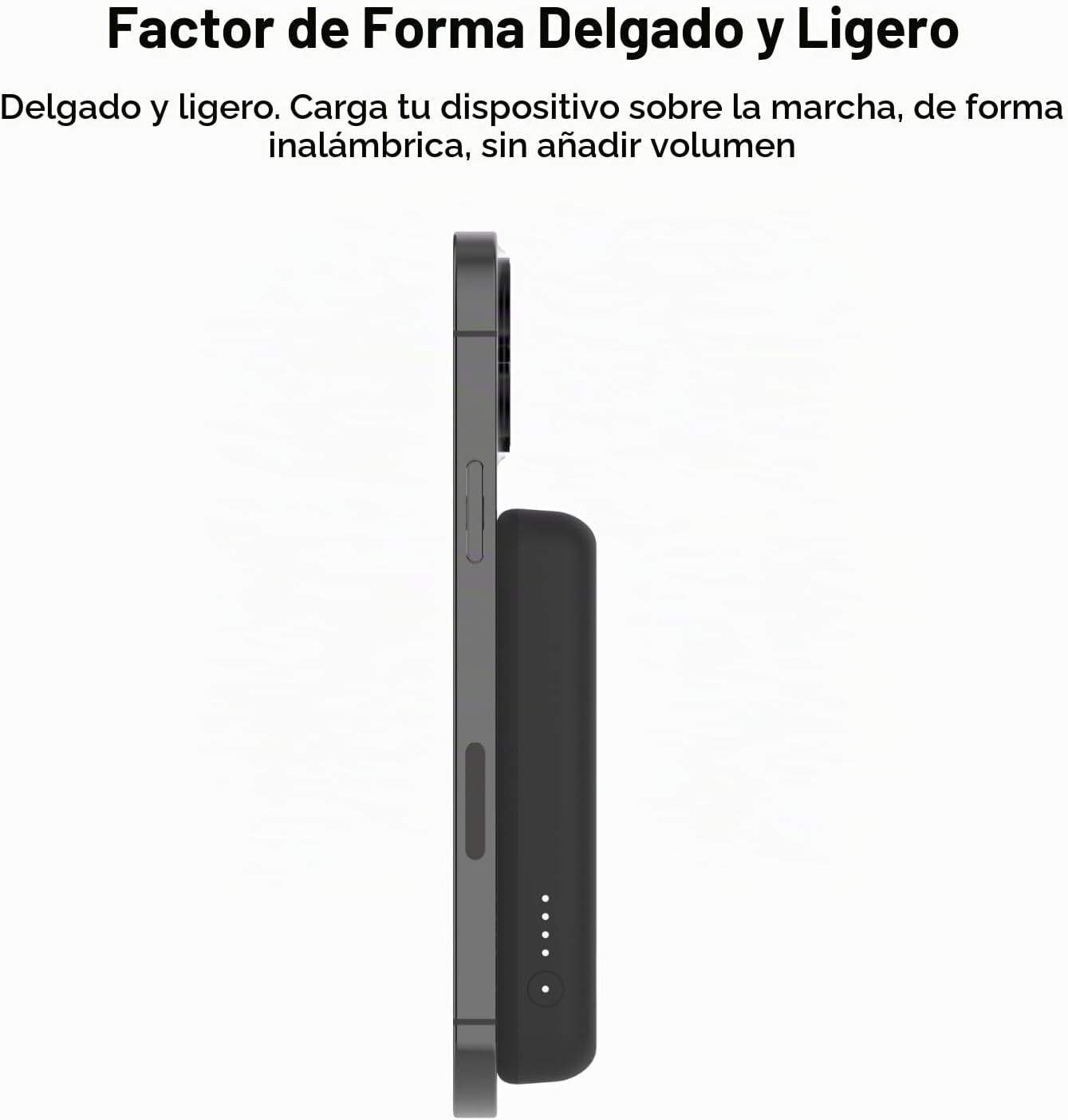Belkin Cargador portátil, banco de energía inalámbrico de 5000 mAh,...