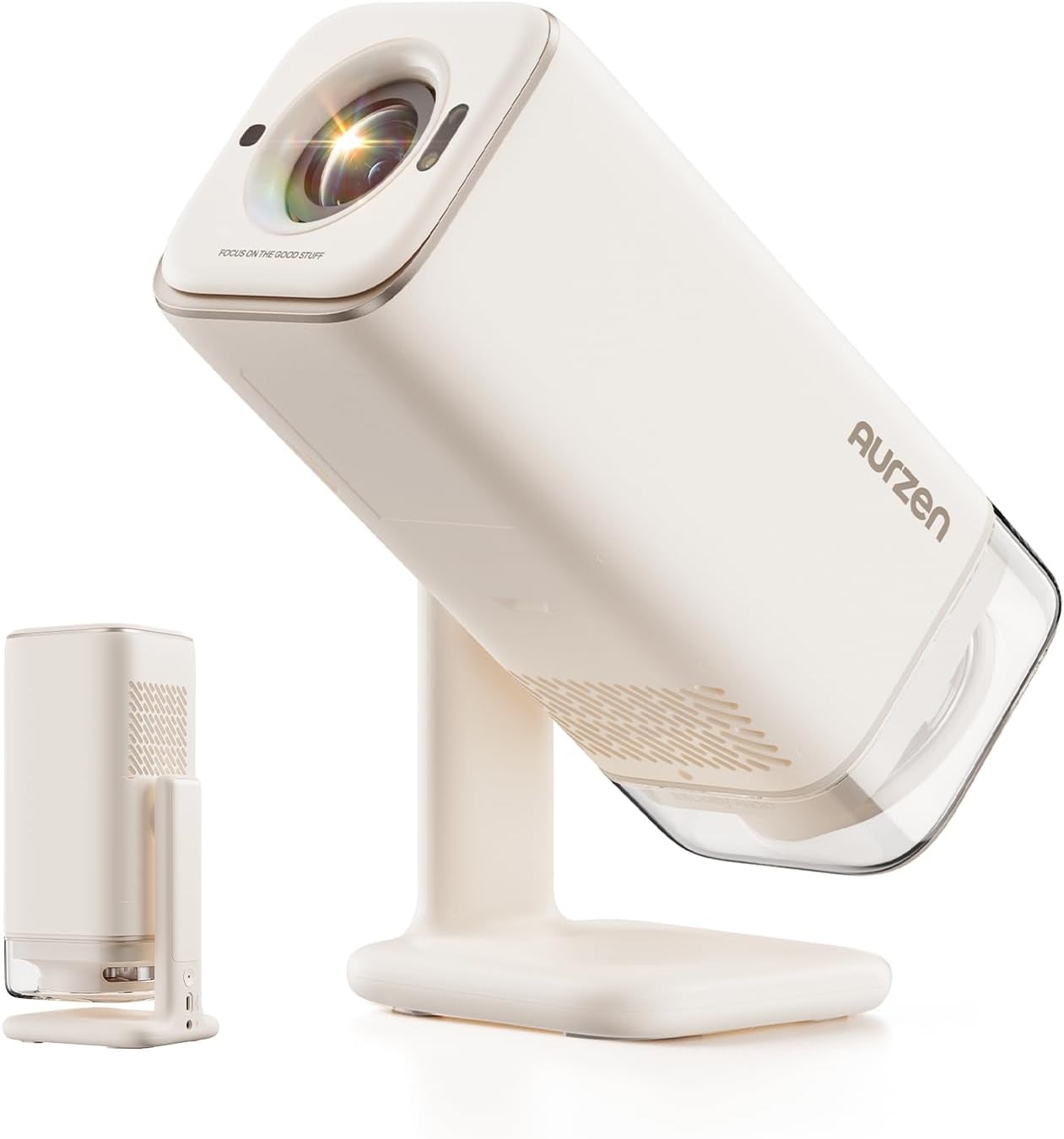 Aurzen BOOM Air - Proyector portátil para Google TV con alimentació...