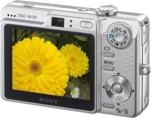 Sony Cybershot DSCW70 - Cámara digital de 7,2 MP con zoom óptico 3x