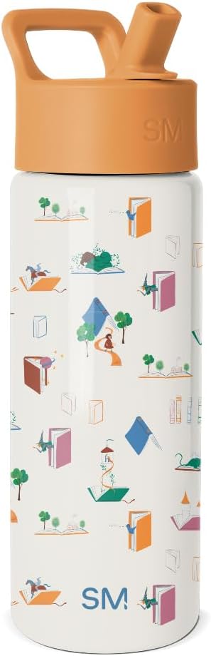 Simple Modern Botella de agua para niños y taza para niños pequeños...