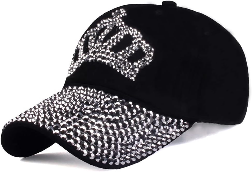 Gudessly Bling - Gorra de béisbol para mujer, diseño de flores, con...