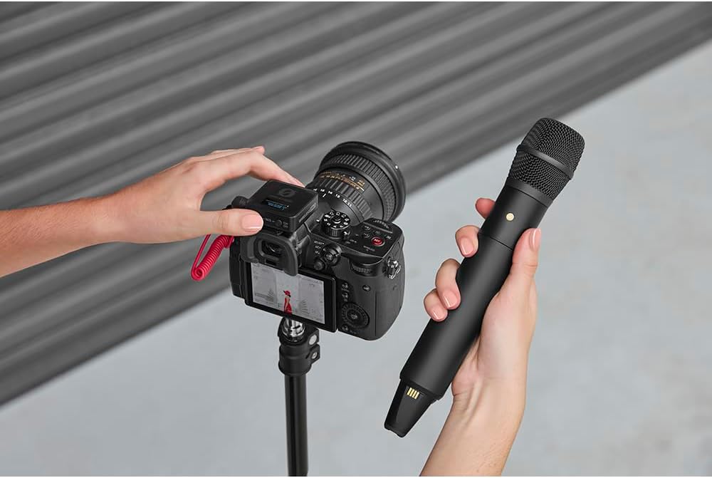 RØDE Interview PRO Micrófono de condensador de mano inalámbrico con...