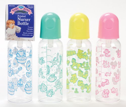 Botella de guardería impresa (los colores pueden variar)