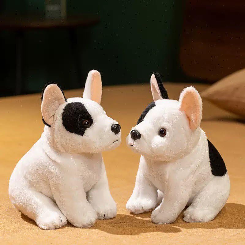 YUKOUQIAN Bulldog francés de peluche de 8 pulgadas para niñas y niñ...