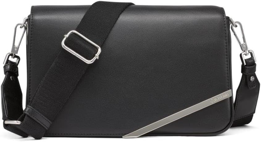 Calvin Klein Ria Organizational - Bandolera con solapa para mujer