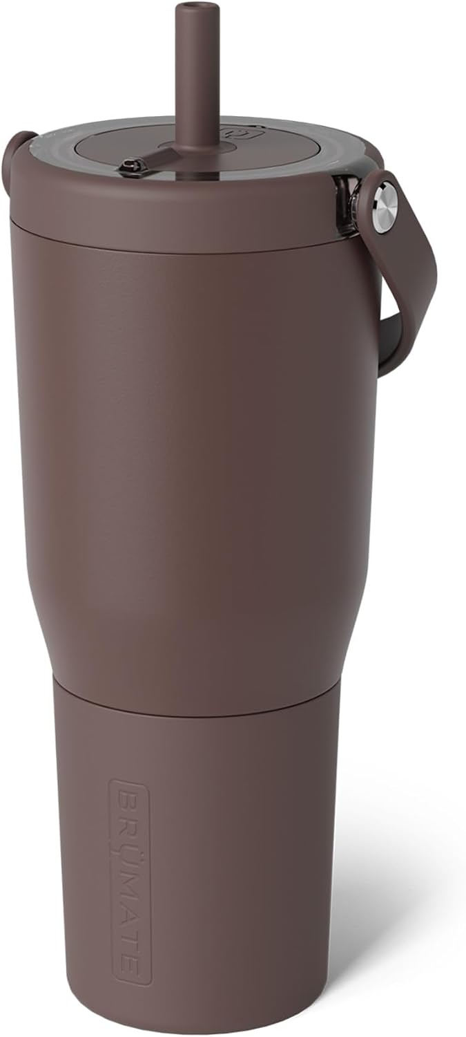 BrüMate Resa - Vaso de 35 onzas 100% a prueba de fugas con asa y pa...