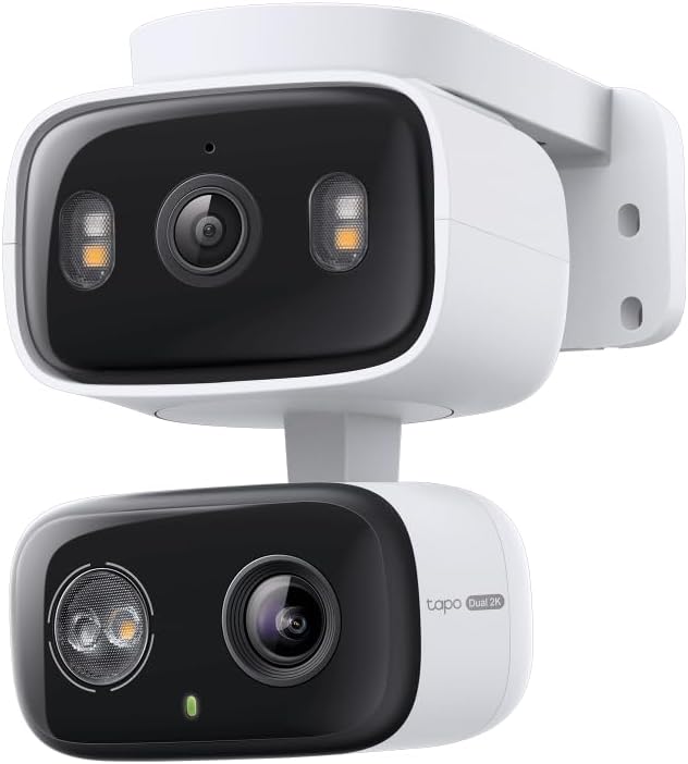 Tapo Cámara de seguridad de 2K 3MP con lente dual para interiores\/...