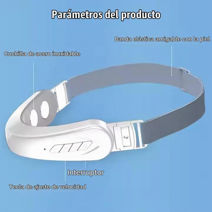 Dispositivo eléctrico de doble barbilla y máquina de cara en V con...