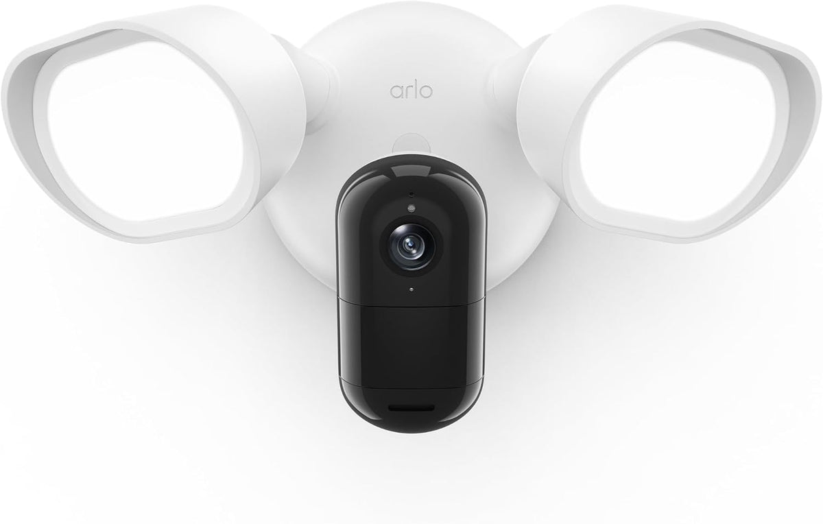 Arlo Cámara de reflector con cable, cámara de seguridad para el hog...