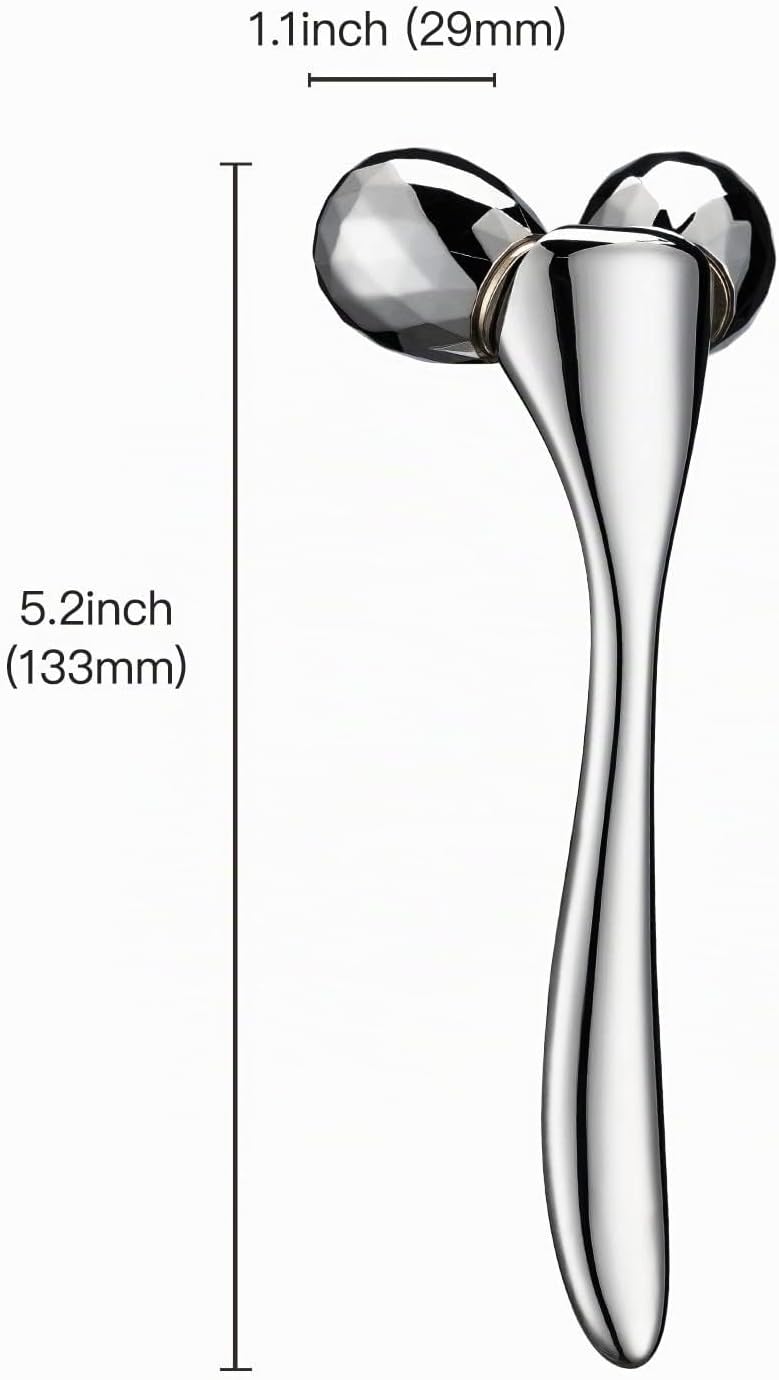 Tekson Rodillo de masaje facial de metal 3D, escultor facial para r...