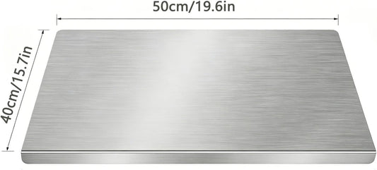 Tabla de cortar de acero inoxidable para cocina, tabla de cortar de...